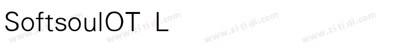 SoftsoulOT Light字体转换